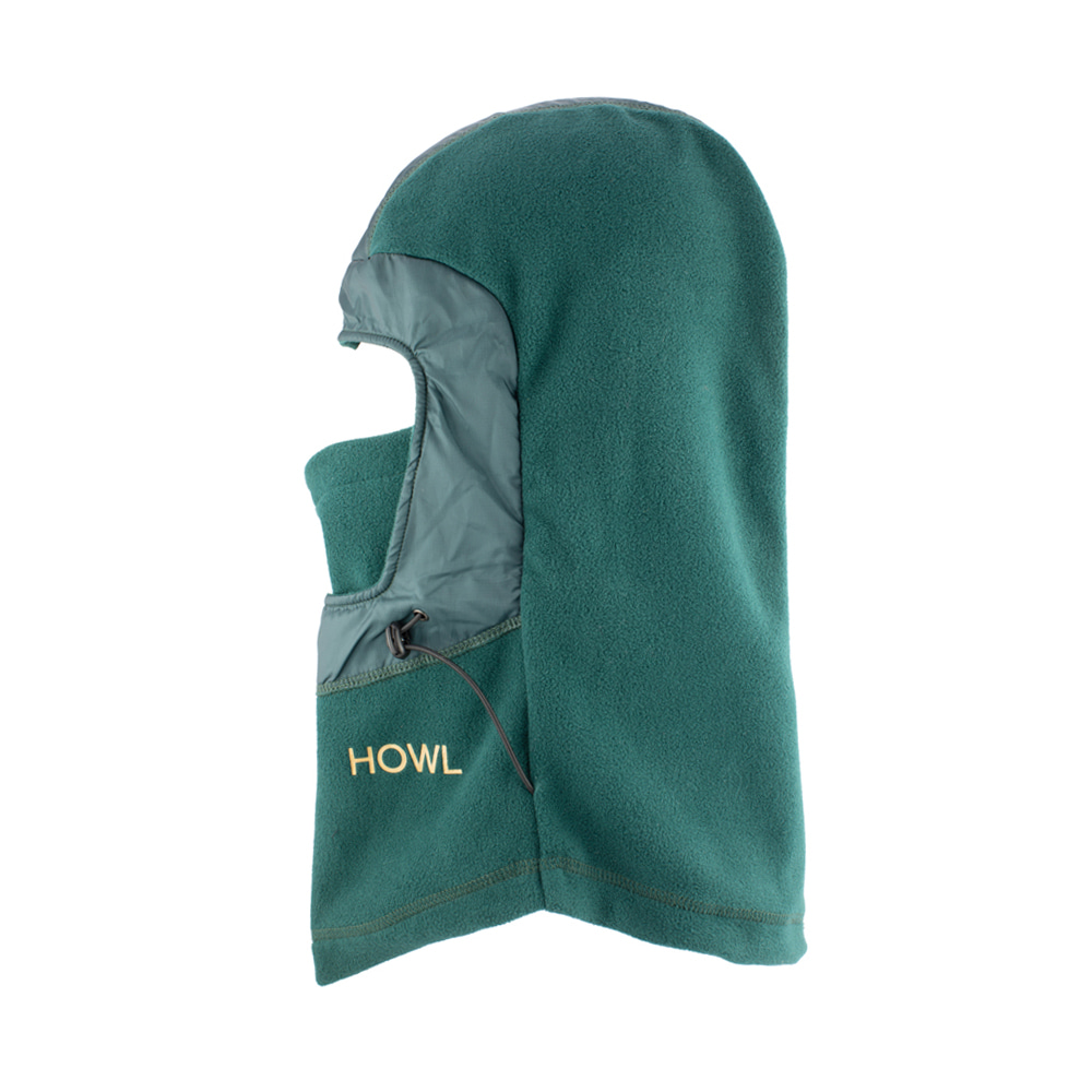 HOWL SUPPLY  STORMY FACEMASK GREEN